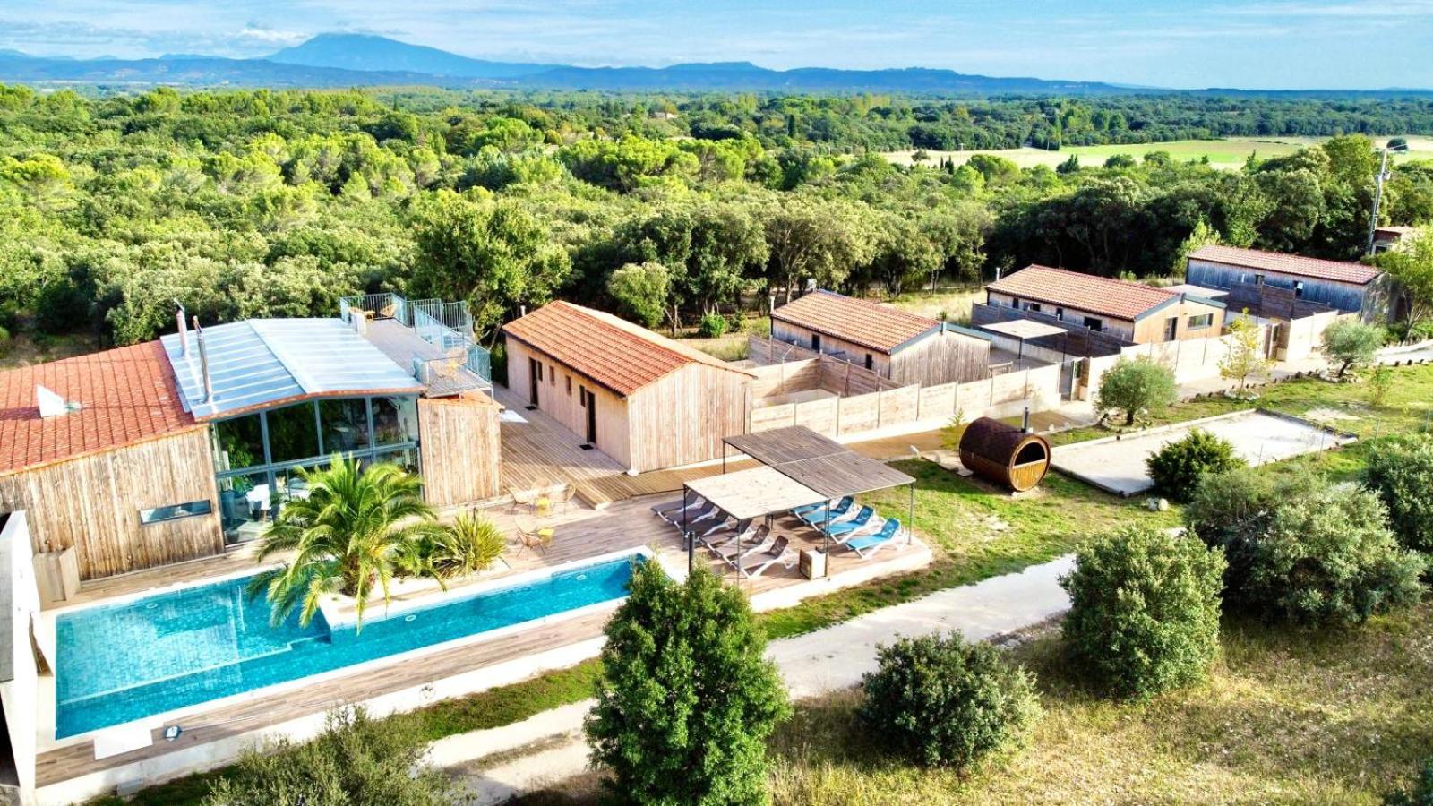 Nuiki Lodges - Chambres D'Hotes Montségur-sur-Lauzon 外观 照片